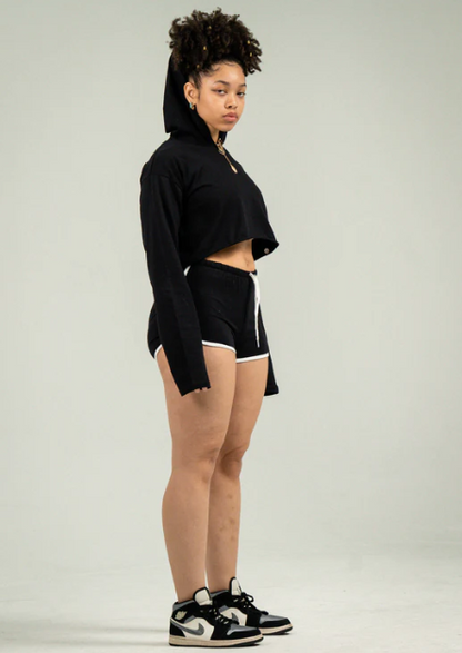 Crop Top Track Short Set