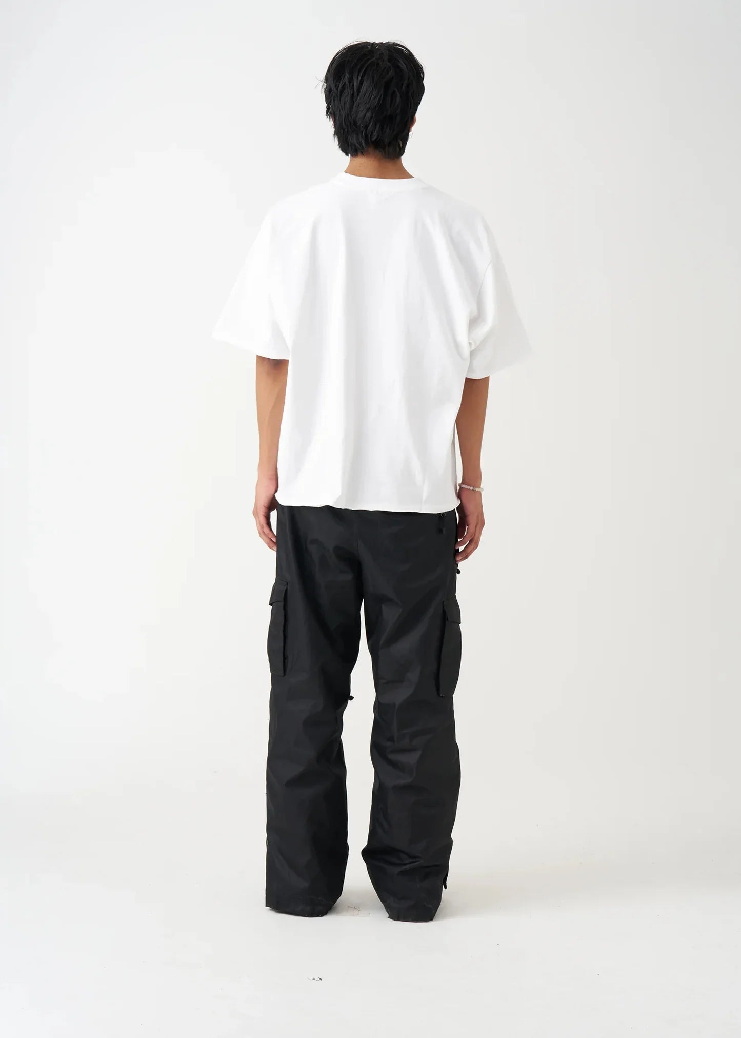 7 OZ Raw Edge Oversized Cropped T-Shirt