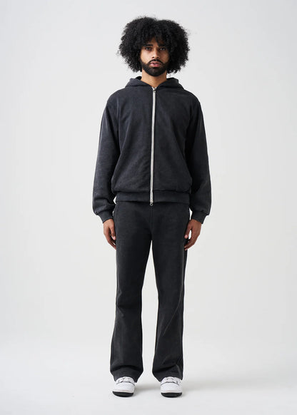 14 Ounce Two-Way Zip Garment Dyed French Terry Sweatsuit