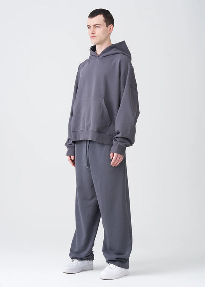 14 OZ Garment Wash French Terry Oversized Boxy Distressed Fleece Sweatsuit