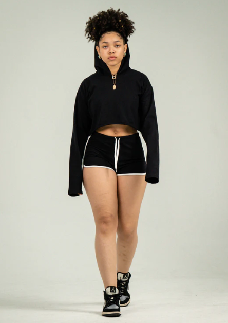 Crop Top Track Short Set