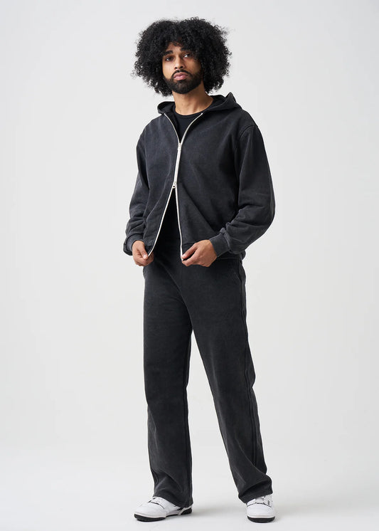 14 Ounce Two-Way Zip Garment Dyed French Terry Sweatsuit