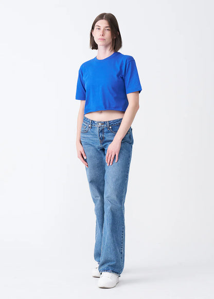 Combed Cotton Crop Top T-Shirt (XX-Large+)