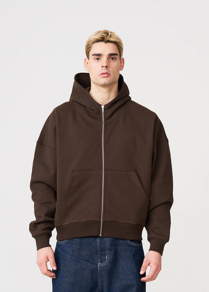 Oversized Heavyweight Zip Up Hoodie