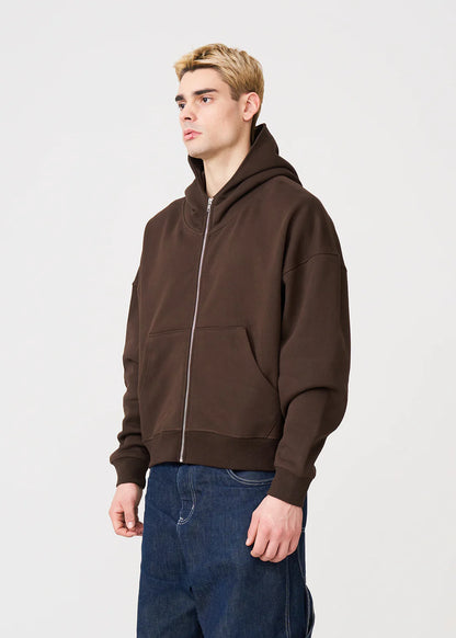 Oversized Heavyweight Zip Up Hoodie