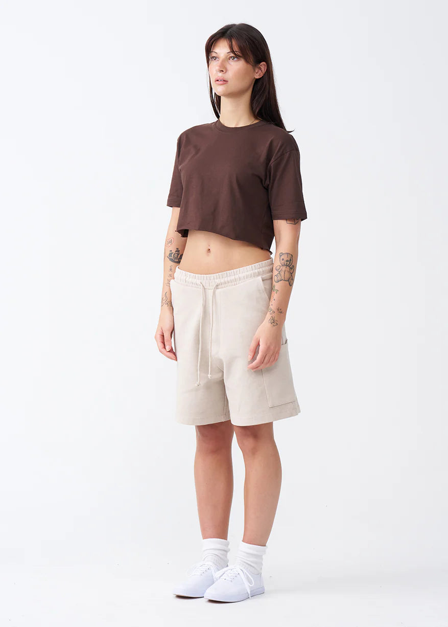 Combed Cotton Crop Top T-Shirt (XX-Large+)