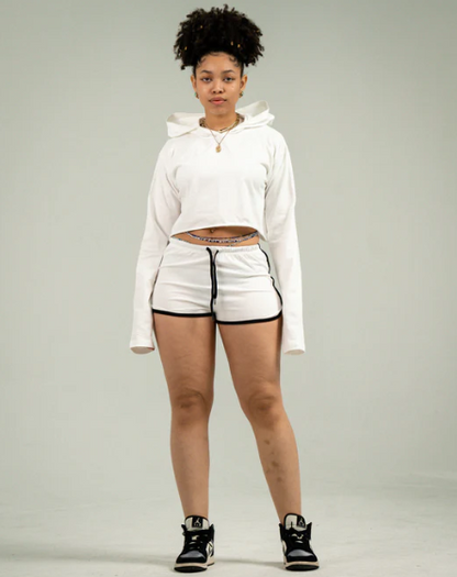 Crop Top Track Short Set