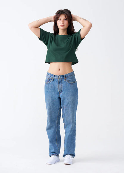 Combed Cotton Crop Top T-Shirt (XX-Large+)