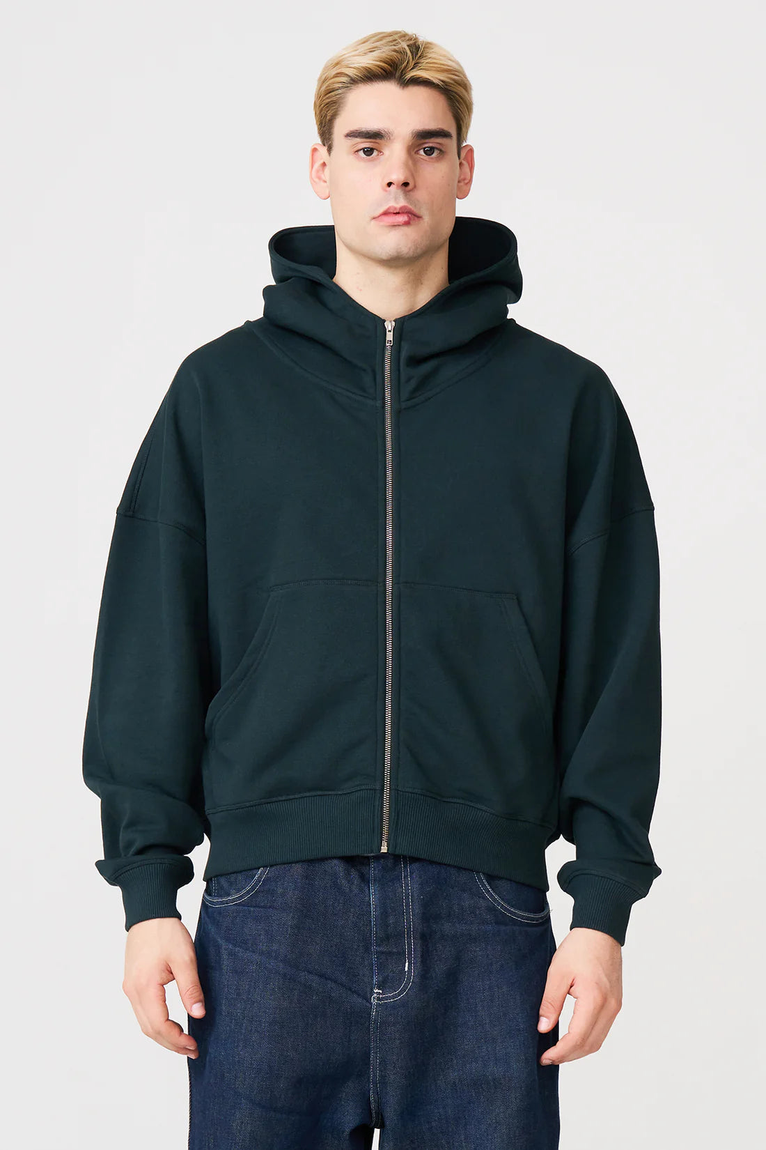 Oversized Heavyweight Zip Up Hoodie