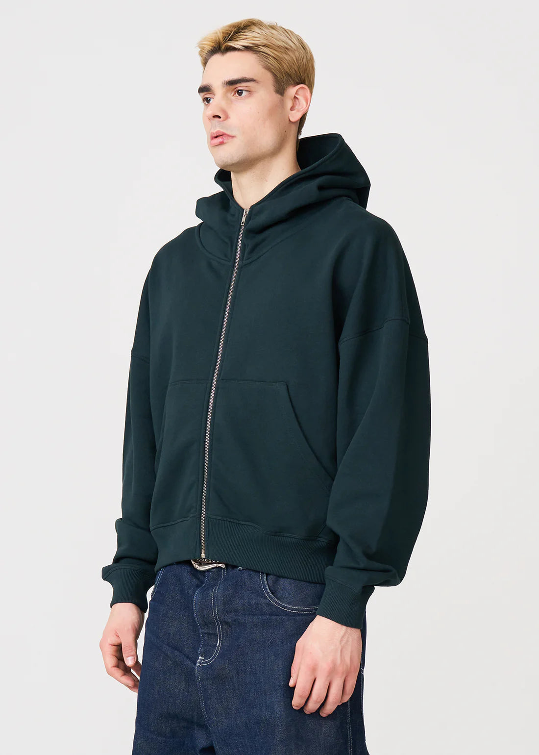 Oversized Heavyweight Zip Up Hoodie