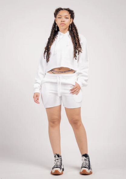 Crop Top & Sweat Short Set