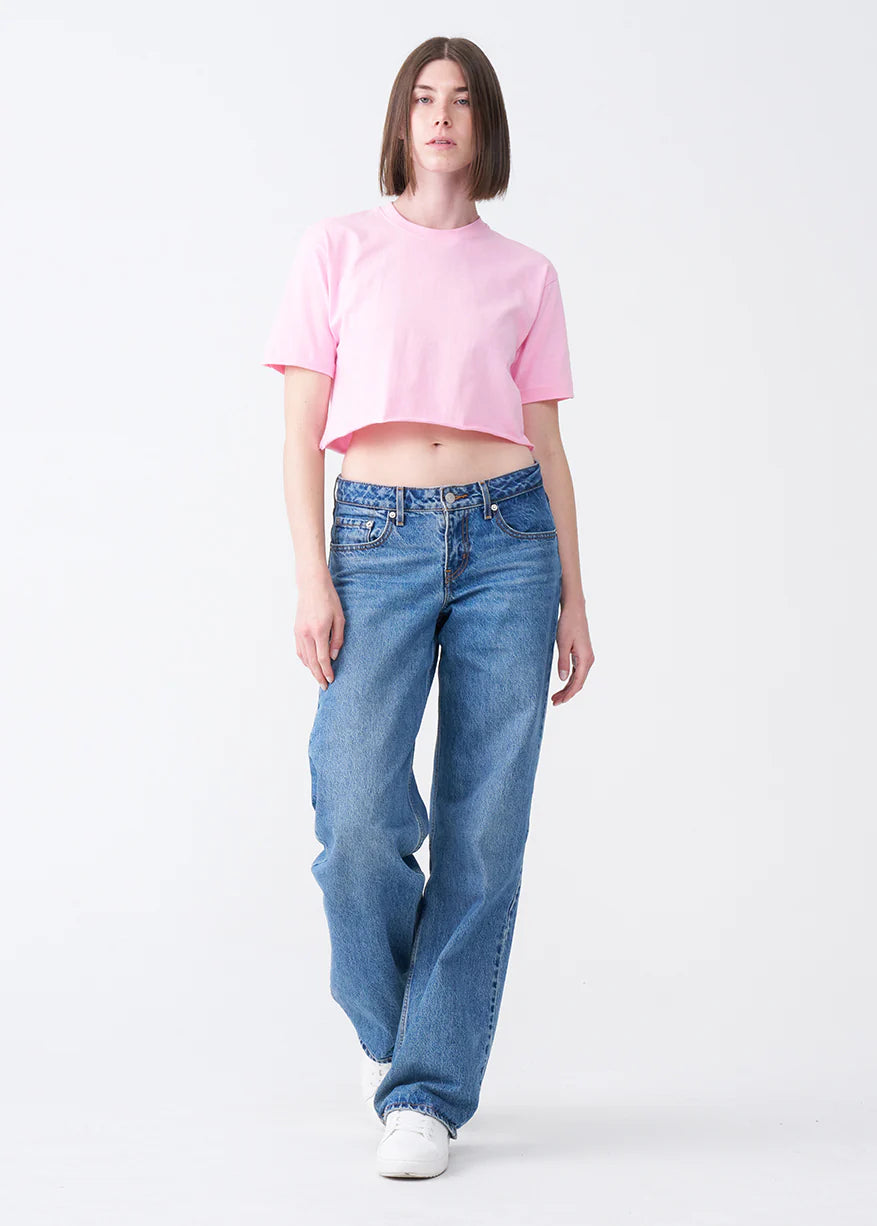 Combed Cotton Crop Top T-Shirt (XX-Large+)