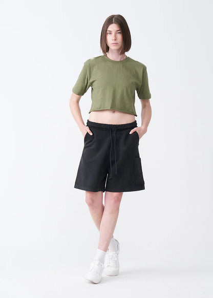 Combed Cotton Crop Top T-Shirt (XX-Large+)