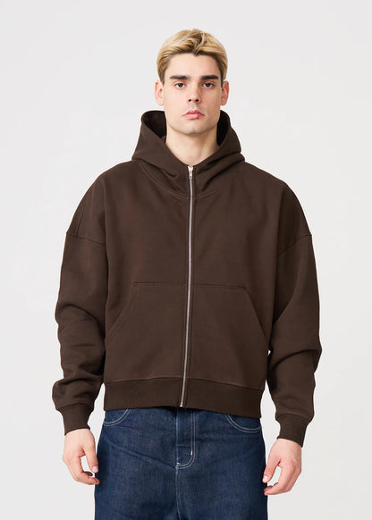 Oversized Heavyweight Zip Up Hoodie