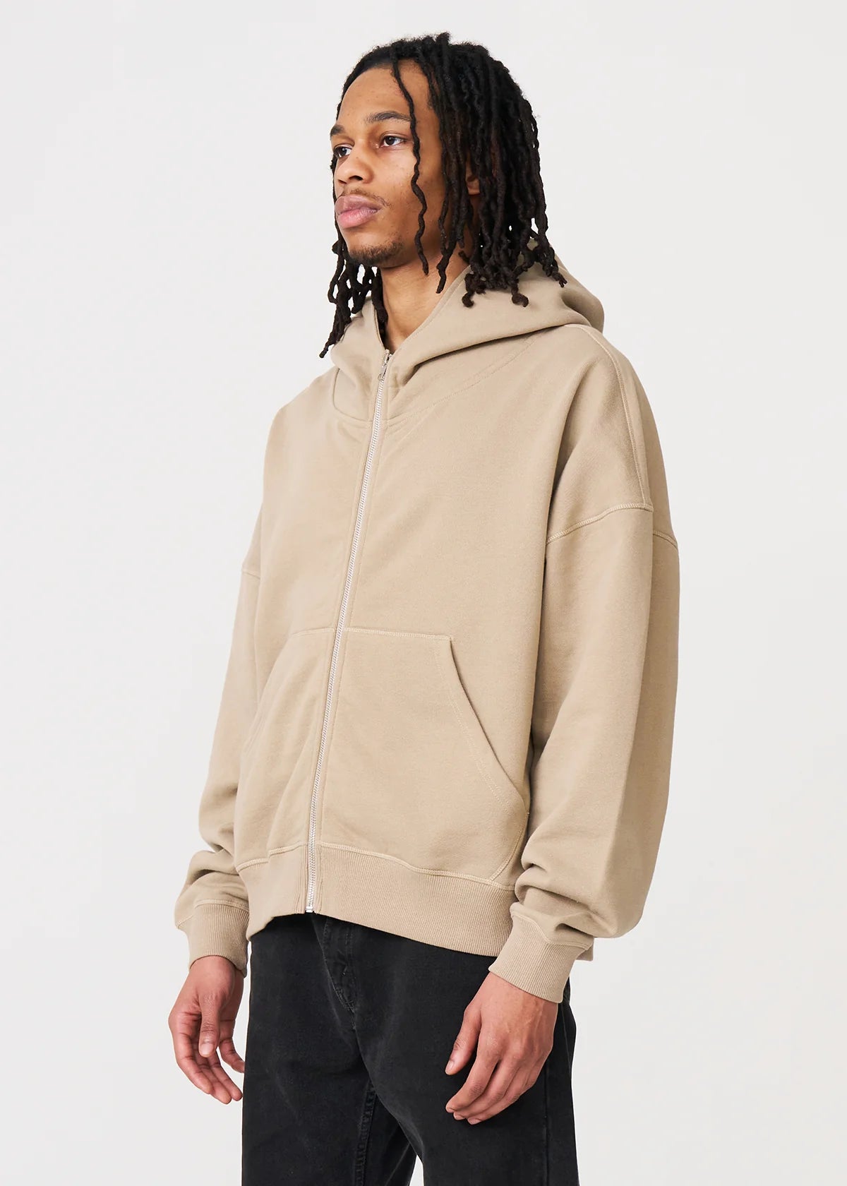 Oversized Heavyweight Zip Up Hoodie