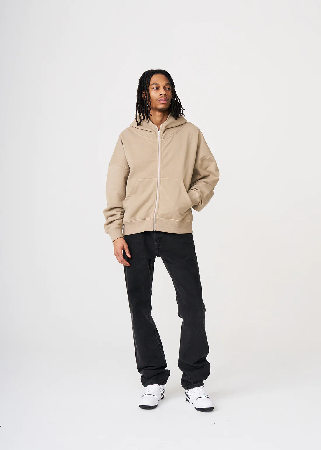 Oversized Heavyweight Zip Up Hoodie