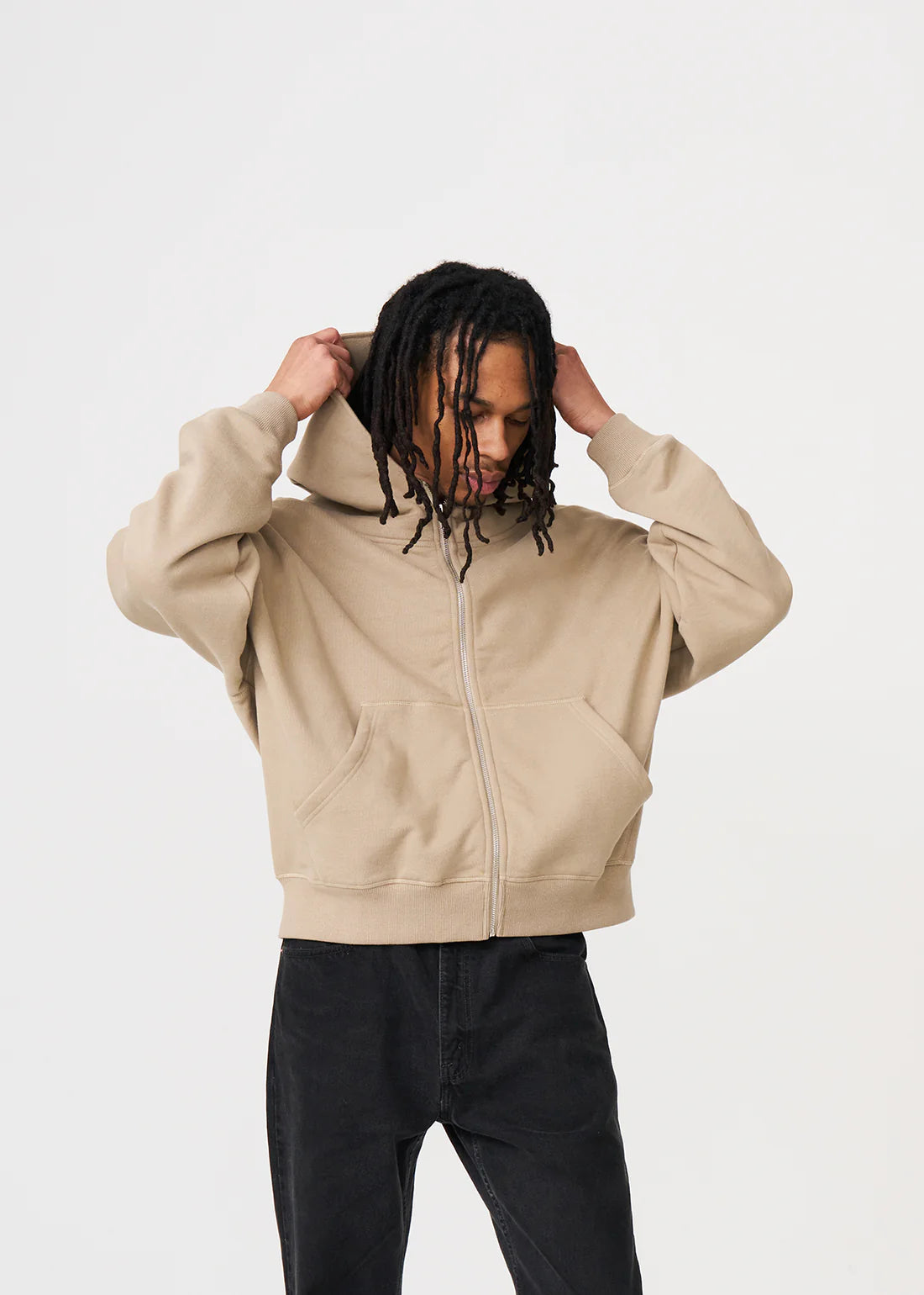 Oversized Heavyweight Zip Up Hoodie