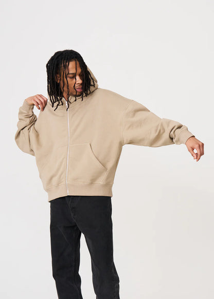 Oversized Heavyweight Zip Up Hoodie