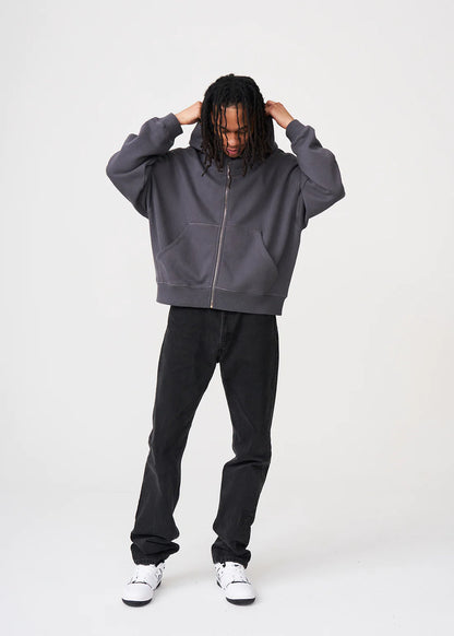 Oversized Heavyweight Zip Up Hoodie