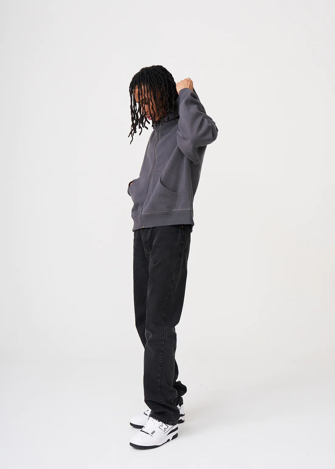 Oversized Heavyweight Zip Up Hoodie