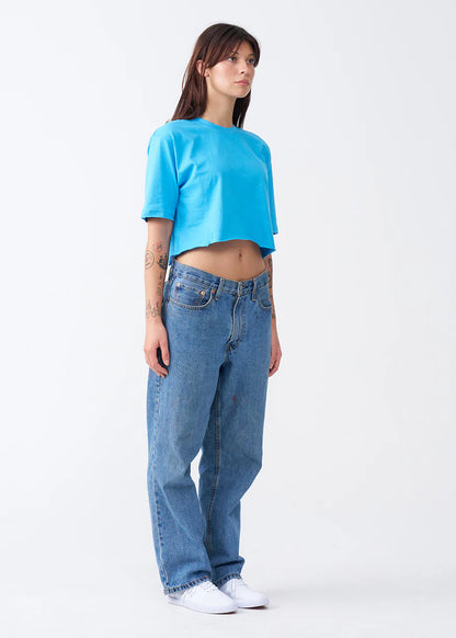 Combed Cotton Crop Top T-Shirt (XX-Large+)