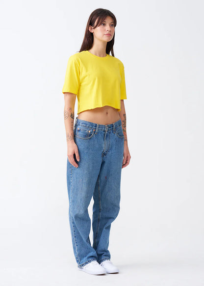 Combed Cotton Crop Top T-Shirt (XX-Large+)